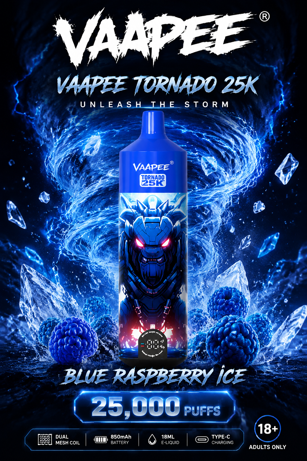 VAAPEE TORNADO 25K Poster